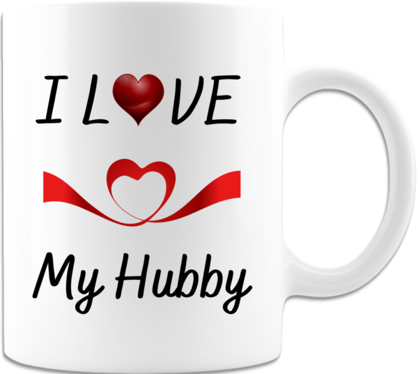 I Love My Hubby Coffee Mug Premium Quality